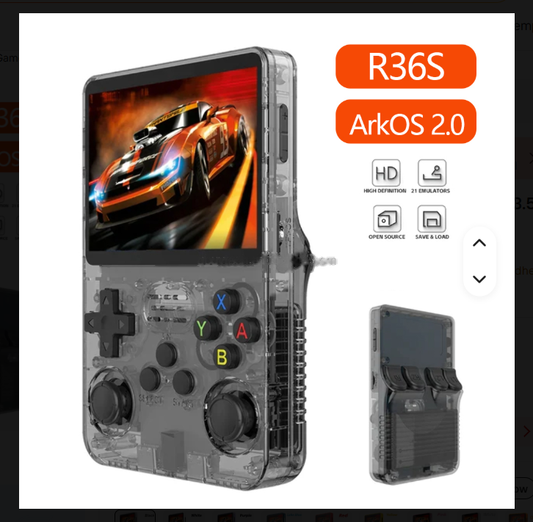 Consola Retro Portatil ArkOS R36S - Mas de 15,000 Juegos